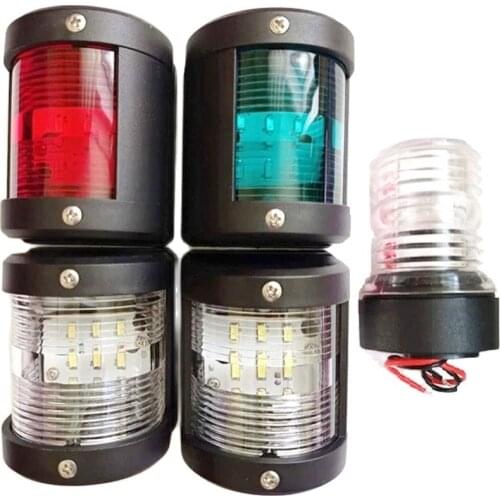 Marine Boat Yacht 12V Starboard Port Masthead Stern All round Anchor Light 5PCS