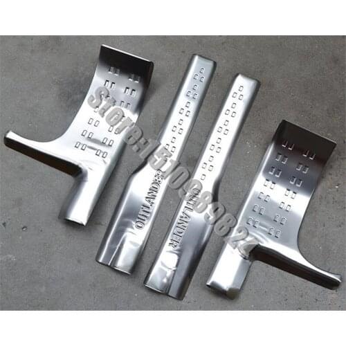 Samurai Stainless Steel Side Inner Door Sill Scuff Plate Trim 4pcs for 2013-2016 Mitsubishi Outlander