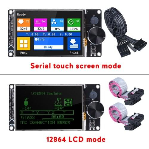 BIGTREETECH TFT35 V3 32Bit 3.5inch Touch Screen With WIFI Mode 12864LCD Display For SKR V1.4 Turbo SKR V1.3 CR10 Ender 3 Upgrade