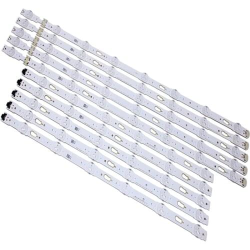 LED Backlight strip 6+8 lamps ForSamsung 55 inch TV E306084/E251781 MU6100-55INCH-R/L-8/6EA-170724/170724-4*1.5 Anode tv parts