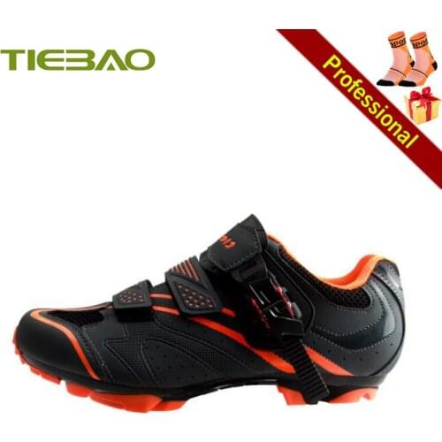 Tiebao Cycling Sneakers Breathable Self-locking Non-slip Mountain Bike Shoes Outdoor Riding Bicycle Footwear Outdoor Superstar