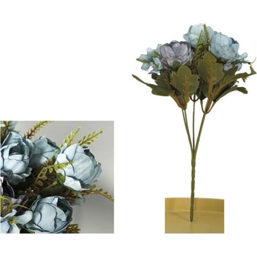 1x Bouquet Artificial Peony Flowers Silk Flower Home Room Party Decor Ornaments