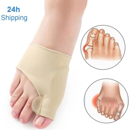1Pair Toe Separator Bunion Corrector Toe Brace Orthopedic Hallux Valgus Relief Bone Thumb Adjuster Correction For Men And Women