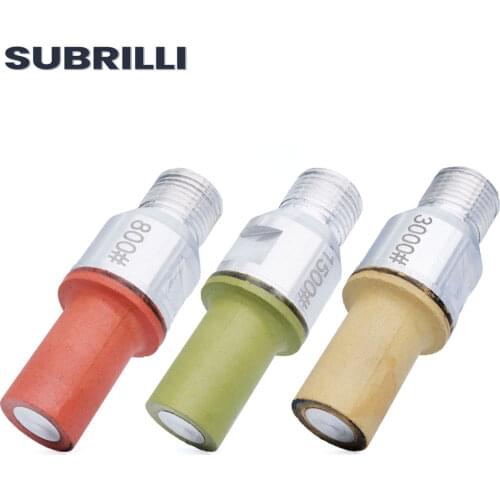 SUBRILLI Diamond Resin Bond Finger Bit 1/2 Gas CNC Sink Hole Grinding Polishing Milling Bit Drum Wheel For Stone Marble Granite