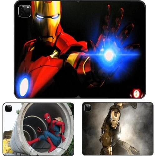 Love Spider-Man Iron Man Captain America iPad Case For i Pad 10.2 Case Hunter X Hunter Soft Silicone Back Funda Protective Cover