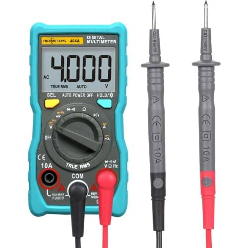 Digital Multimeter Auto Range Tester 4000 Counts True-RMS NCV AC/DC Voltage Ammeter Current Multimetre Multi Meter