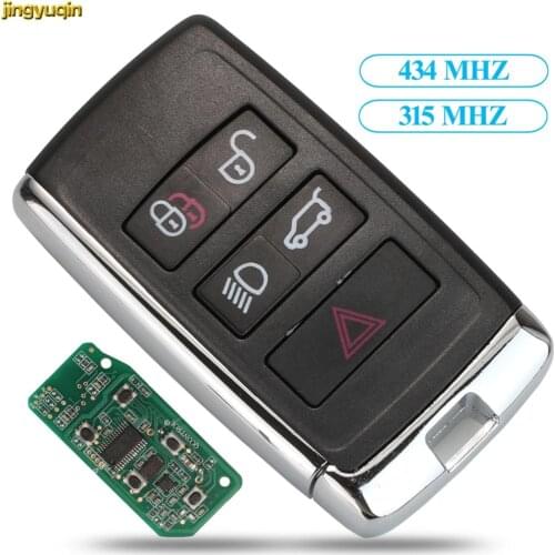 Jingyuqin Remote Car Key 315/434MHZ For Land Rover Discovery Freelander Range Rover Sport Evoque Jaguar F-Pace F-Type XE XF XJ