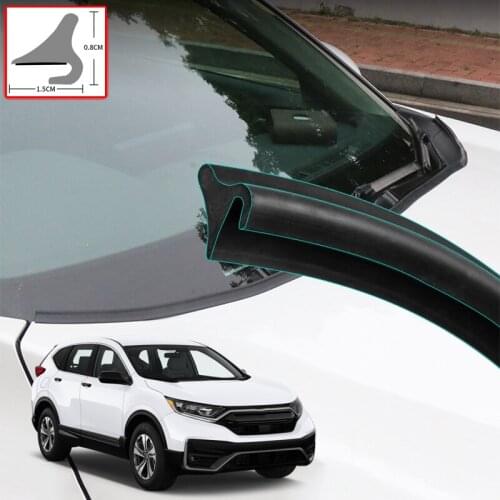 For Honda CR-V CRV 2018-2021 DIY Car Seal Strip Windshied Spoiler Filler Protect Edge Weatherstrip Strip Sticker Car Accessories