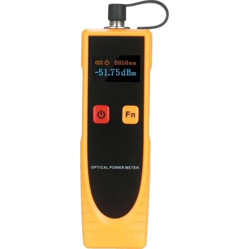 KKmoon Optical Power Meter with 6 Optic Wave Length -70~+6dBm Digital Optical Power Tester Optical Fiber Network Cable Tester