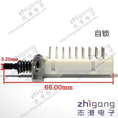 [VK] Original Japan ALPS amplifier key switch SPUN series 18 pin self lock 3.2mm 18 feet button switch