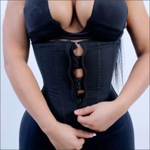 Women Waist Trainer Shaper Waist Cinchers Zipper Body Shaper Zip Corset Girdle Slim Belt Shapers