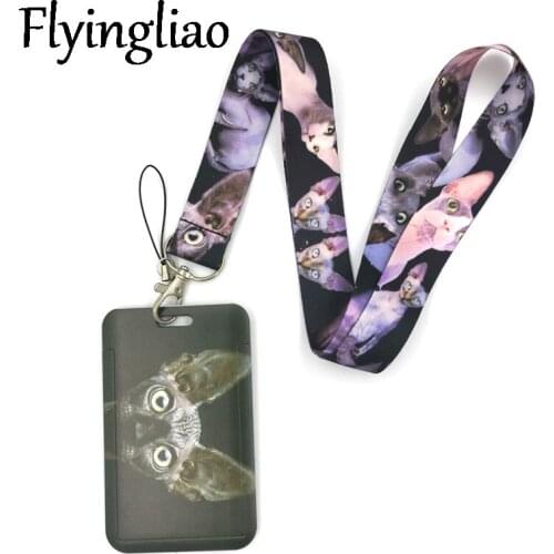 Sphynx Cat Animals Credit Card ID Holder Bag Student Women Travel Bank Bus Business Card Cover Badge Accessories Gifts