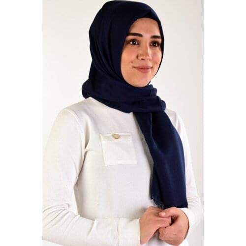 Lacivert Alisya Koton Şal