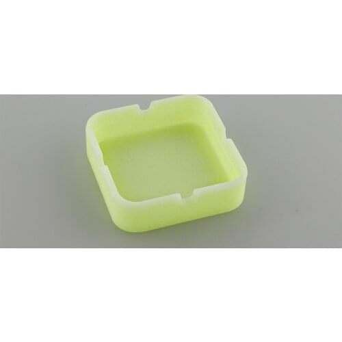 Luminous Silicone Ashtray Luminous Round Ashtray for Smoking Cigarette Cigar Weed Accessories Ashtray for Home Desk Accessories