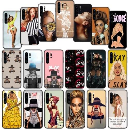 Beyonce Cartoon Soft Cover Case for Huawei P40 P30 P20 P10 Lite Pro Nova 5t