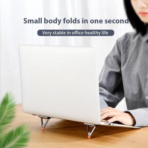 Notebook Stand Triangular Heat Dissipation Desktop Foldable Portable Computer Laptop Holder Home Comfortable Office 11.6-17 inch