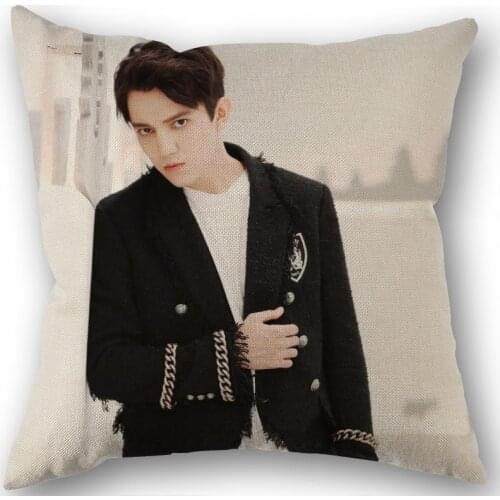 Custom Dimash Kudaibergen Pillowcase Wedding Decorative Cotton Linen Pillow Case For Home Pillow Cover 45X45(One Sides)