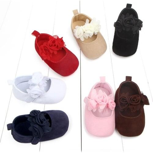 Multi-Color Flower Princess Shoes Babys Shoes Slip Soft Bottom Toddler Shoes Princess Shoes Toddler Shoes