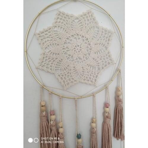 Nordic wind dream catcher tapestry hand-woven cotton rope living room bedroom hang decoration