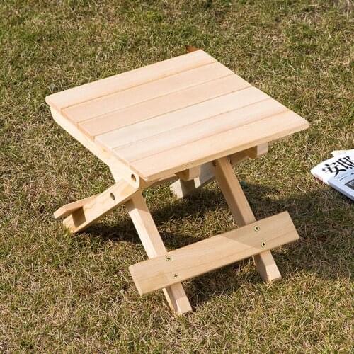 Folding Wood Stool Portable Folding Step Stool Indoor Outdoor for Shower Leg Shaving Foot Rest