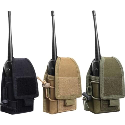 1000D Tactical Molle Radio Walkie Talkie Pouch Military Radio Waist Belt Bag Magazine Mag Pouch Outdoor Accessary Bag