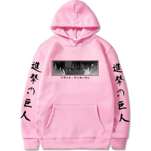 Anime Attack on Titan Hoodie for Men Women Long Sleeve Anime Manga Attack on Titan Eye Hoodie Pullover Tops Tracksuits