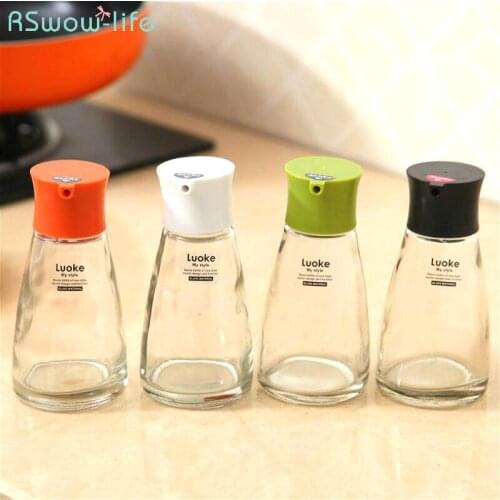 Creative Oil-Proof Glass Kettle Condiment Jar Soy Sauce Vinegar Cooking Wine Bottle Kitchen Supplies Liquid Seasoning Container