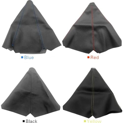 Universal PU Leather Car Gear Shift Collar Automobile Shifter Stick Gaiter Boot Knob Cover Shifter Knob Gear Shift Boot Cover