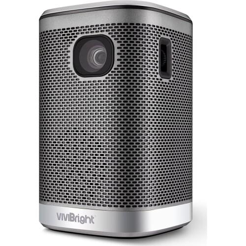 Vivibright New L2 Mini Portable DLP Projector 480P Outdoor Screen Mirroring Android Beamer With Built-in Battery 4500Lumens