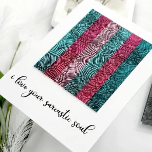 "round And Round" Background Transparent Silicone Clear Stamp For Scrapbooking DIY Craft Decoration Soft Stamp 2020 New