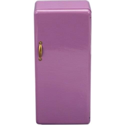 1: 12 Dollhouse Refrigerator Miniature Furniture Living Room Pretend Play Toy Mini Toy Furniture Decoration