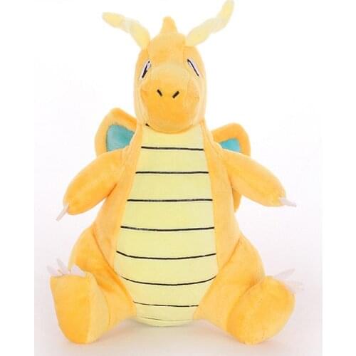 1pcs Cute Cartoon Animals 21cm Dragonite Plush Toys Doll Soft Stuffed Peluches Cartoon Animals Toys Gifts for Kids Childrens