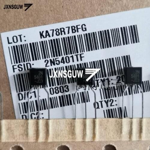 10pair 2N5401 2N5551 TO-92 Transistor 5401 5551 Audio pair tube power 2N5401/2N5551 transistor Triode Taping dark word FAIRCHILD