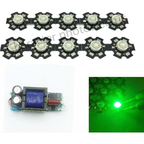 10pcs 3w led 380-840nm/Red/Green/Cool white/Natural whit Royal blue/Deep red660 +1pcs 6-10x3w 600mA led driver diy