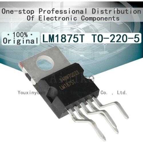 10/Pcs New Original LM1875T LM1875 TO-220-5 20W audio power amplifier IC Chip