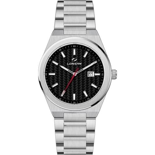 Watch for men Mens Fashion Business Watches Men Casual Calendar Clock Male Stainless Steel Japanese alloy quartz watch relogio