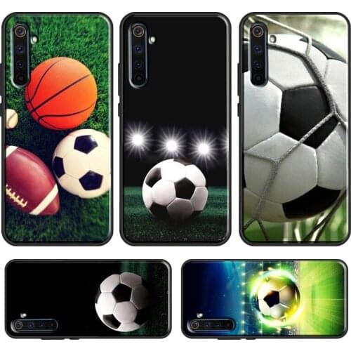 Football soccer ball design Phone Case For OPPO Realme GT C3 C11 C15 Q3 6 7 8 Pro Coque For OnePlus 9 Pro 7T 8T Nord