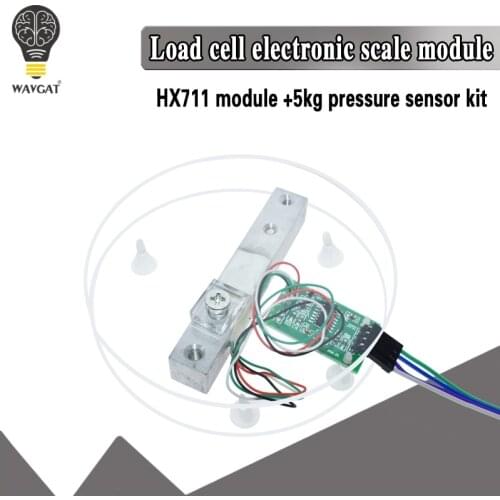 Digital Load Cell Weight Sensor HX711 AD Converter Breakout Module 5KG 10KG Portable Electronic Kitchen Scale for Arduino Scale