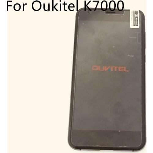 Oukitel K7000 Used LCD Display Screen + Touch Screen + Frame For Oukitel K7000 MT6737 5.00" 720x1280 Free Shipping