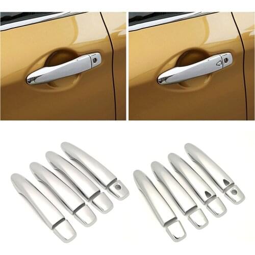 For Nissan Navara NP300 D23 2015-2019 Car Exterior Modify Chrome Door Handle Cover Decoration Trim Protection Sticker