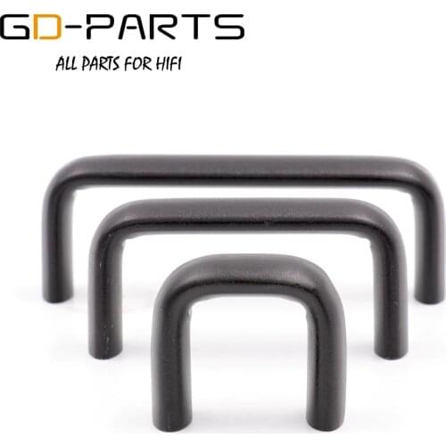 GD-PARTS 1PC Black Aluminum Guitar Amplifier Speaker Cabinet Metal Chassis Handle Strap