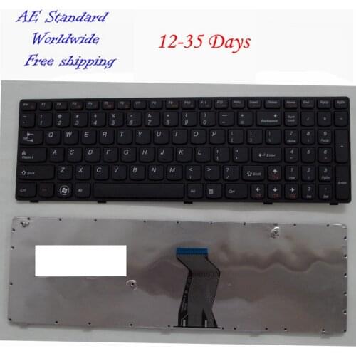 US Black New English Laptop Keyboard For Lenovo V570 V575 Z570 Z575 B570 B570E V580 V580C B570G B575 B575E B590 B590A