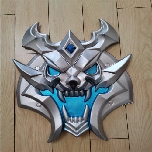 Cosplay Hot Game King of Glory Arthur the Death Knight Shield Weapon Prop Halloween Gift Role Play PU Game Toy Prop Model 54cm