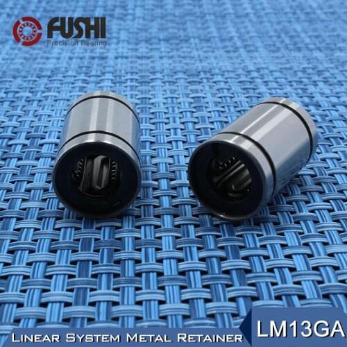 LM13GA Linear Ball Bearings 13x23x32mm ( 1 PC ) CNC Metal Steel Retainer Linear Bushing LM13UU Shaft 13MM LM13 GA Bearing