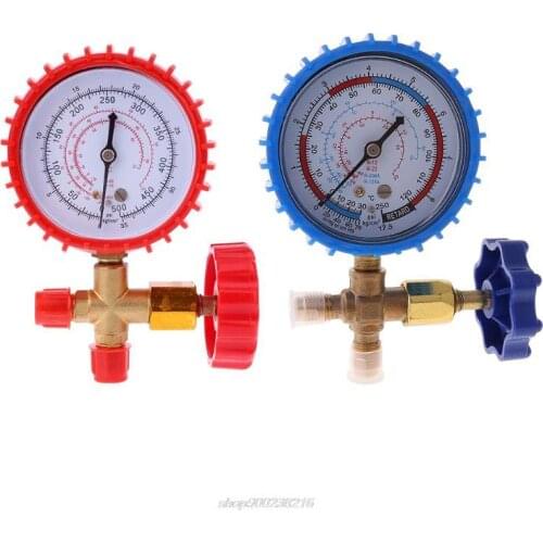220PSI 500PSI Air Conditioning Refrigerant Recharge Pressure Gauge Manometer JY22 21 Dropshipping