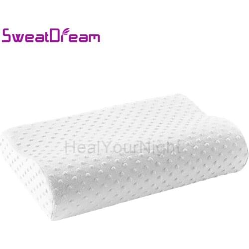 Memory Foam Pillow Orthopedic Pillow Slow Rebound Neck Protection Soft Pillow Massage Cervical Health Care Pillow Bedding Pillow