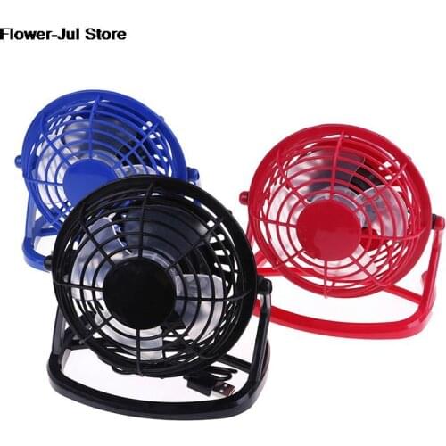 Portable DC 5V Small Desk USB Cooler Cooling Fan USB Mini Fans Operation Super Mute Silent for PC / Laptop / Notebook