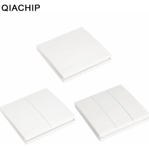 QIACHIP Wall Remote Control Switch 433 Mhz Wireless RF Transmitter AC 220V 12V 100V 110V Receiver For Smart Home Lights Switches