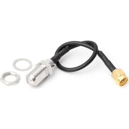 RG174 RF Pigtail Cable F female to SMA Male Coaxial RF extension Pigtail Cable