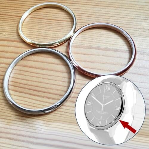 Steel watch bezel for Tissot T-Classic T099.407 automatic watch case (without Sapphire glass)